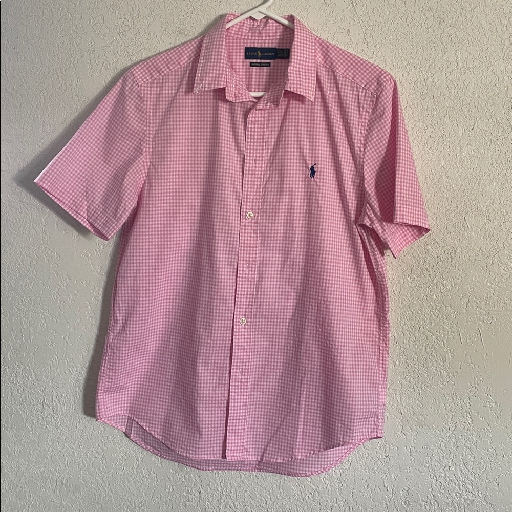 Polo by Ralph Lauren Pink Gingham Shirt